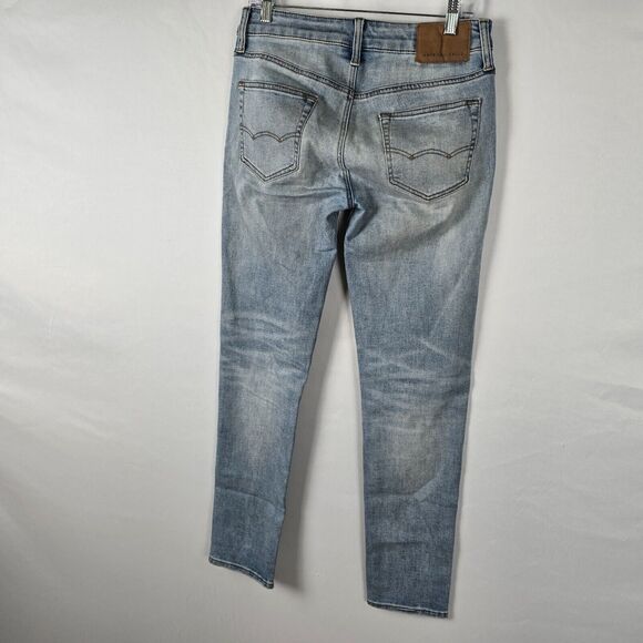 American Eagle Jeans Men's 30 x 32 Blue Skinny Distressed Next Level AirFlex - Picture 15 of 16